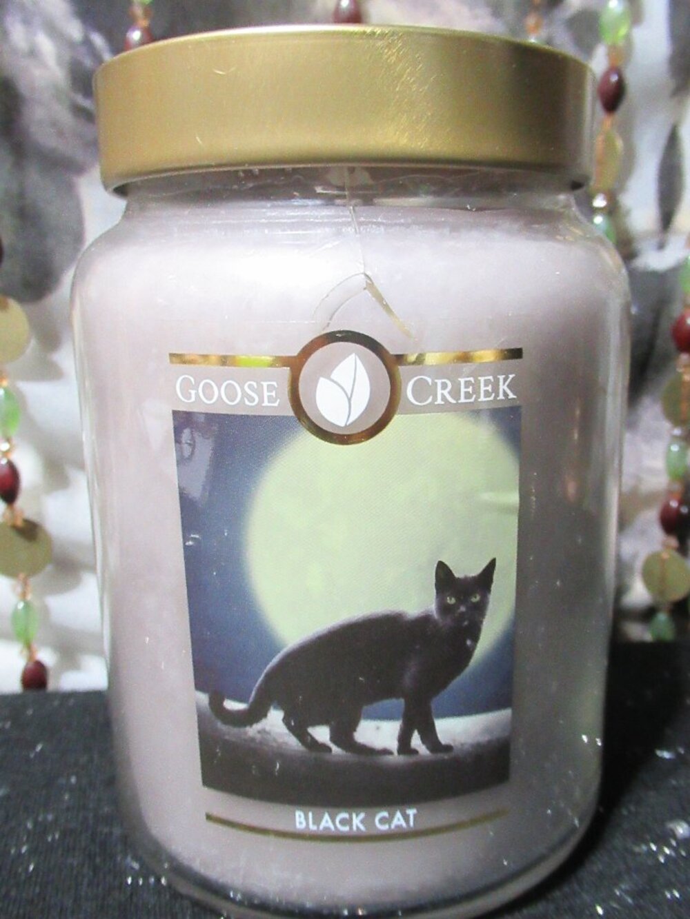 Goose Creek 24oz "Black Cat" Fragrance Candle (Retired, Rare)